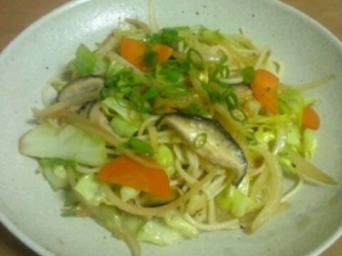 野菜たっぷり♪そうめんチャンプルー